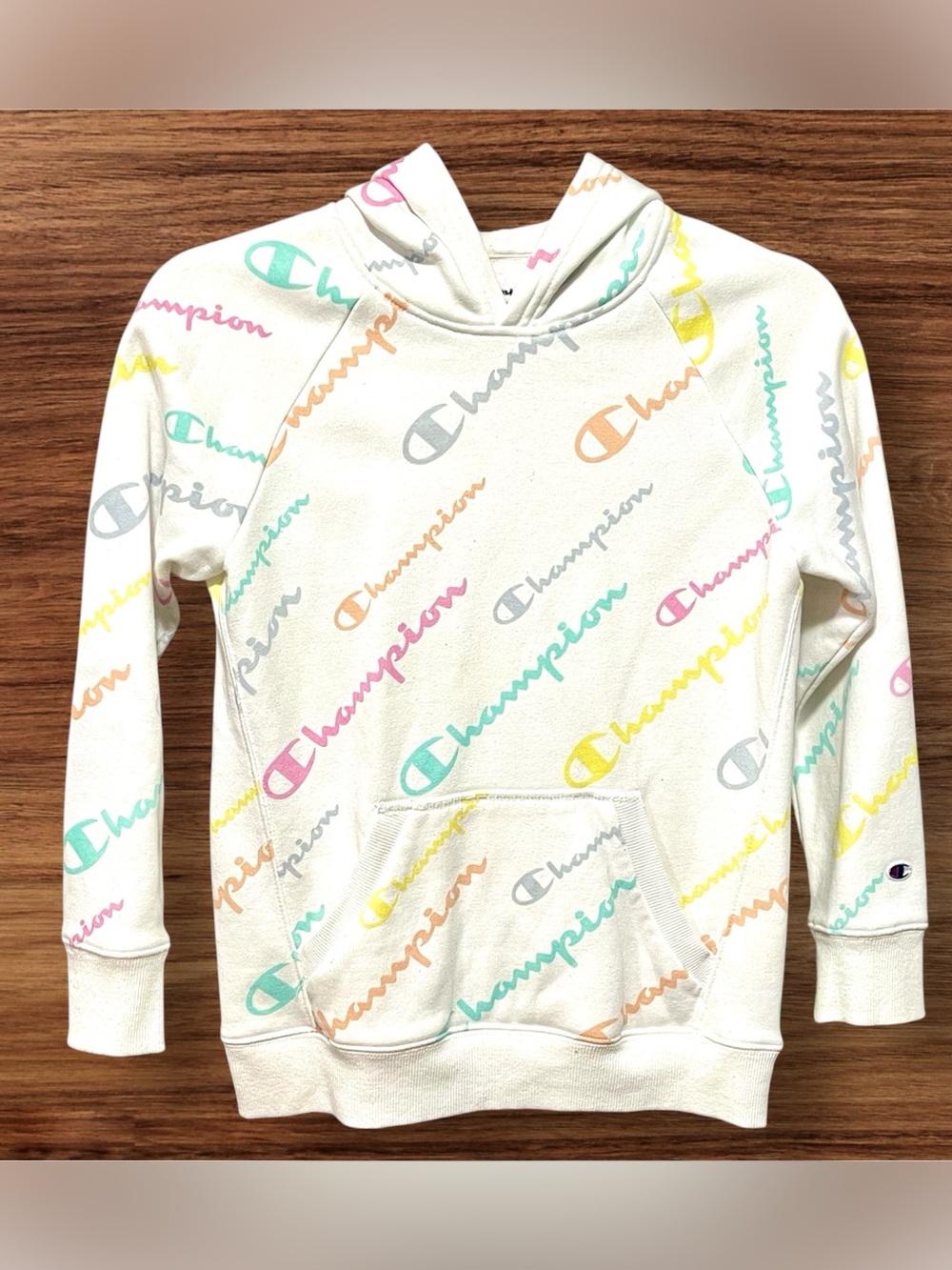 Girls 10/12 Champion hooded sweatshirt with pocket